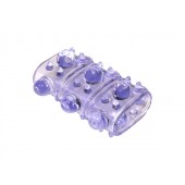 Фиолетовая насадка на пенис Rings Armour - Lola Games - в Ачинске купить с доставкой