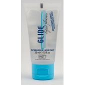 Интимная смазка на водной основе Glide - 30 мл. - HOT - купить с доставкой в Ачинске