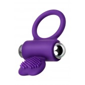 Фиолетовое виброкольцо с ресничками JOS PERY - JOS - в Ачинске купить с доставкой