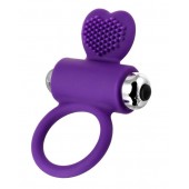 Фиолетовое виброкольцо с ресничками JOS PERY - JOS - в Ачинске купить с доставкой