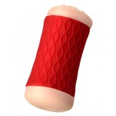 Двухсторонний мастурбатор JOS  NADIN в красном цилиндре - JOS - в Ачинске купить с доставкой