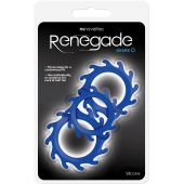 Набор из 3 синих эрекционных колец Renegade Gears - NS Novelties - в Ачинске купить с доставкой