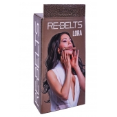 Кляп-трензель Lora с металлическими кольцами - Rebelts - купить с доставкой в Ачинске