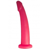 Розовый стимулятор простаты из геля - 18 см. - LOVETOY (А-Полимер) - в Ачинске купить с доставкой