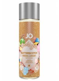 Смазка на водной основе Candy Shop Butterscotch с ароматом ирисок - 60 мл. - System JO - купить с доставкой в Ачинске