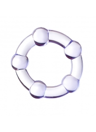 Фиолетовое эрекционное кольцо A-Toys - A-toys - в Ачинске купить с доставкой