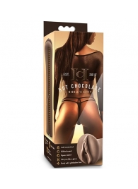 Коричневый мастубратор-вагина Nicole s Kitty - Blush Novelties - в Ачинске купить с доставкой