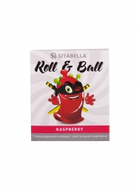 Стимулирующий презерватив-насадка Roll   Ball Raspberry - Sitabella - купить с доставкой в Ачинске