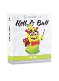 Стимулирующий презерватив-насадка Roll   Ball Apple - Sitabella - купить с доставкой в Ачинске