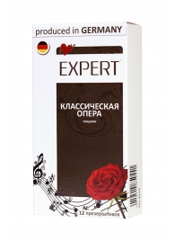 Гладкие презервативы Expert  Классическая опера  - 12 шт. - Expert - купить с доставкой в Ачинске