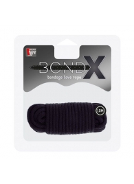 Черная веревка для связывания BONDX LOVE ROPE - 10 м. - Dream Toys - купить с доставкой в Ачинске