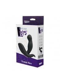 Черный вибромассажер простаты PROSTATE HERO - Dream Toys - в Ачинске купить с доставкой