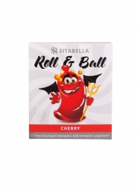 Стимулирующий презерватив-насадка Roll   Ball Cherry - Sitabella - купить с доставкой в Ачинске