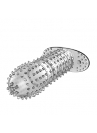 Закрытая прозрачная насадка Crystal sleeve - 12 см. - Erowoman-Eroman - в Ачинске купить с доставкой