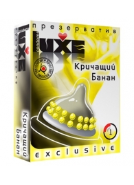 Презерватив LUXE  Exclusive  Кричащий банан  - 1 шт. - Luxe - купить с доставкой в Ачинске