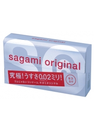 Ультратонкие презервативы Sagami Original - 6 шт. - Sagami - купить с доставкой в Ачинске