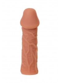 Телесная реалистичная насадка KOKOS Extreme Sleeve 05 с дополнительной стимуляцией - 12,7 см. - KOKOS - в Ачинске купить с доставкой