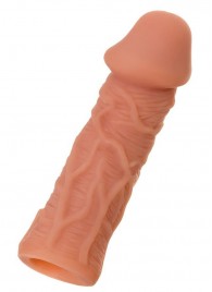 Телесная реалистичная насадка KOKOS Extreme Sleeve 05 с дополнительной стимуляцией - 12,7 см. - KOKOS - в Ачинске купить с доставкой