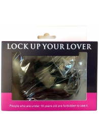Черные меховые наручники Love с ключиками - Baile - купить с доставкой в Ачинске