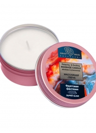 Массажная свеча  Фруктовая фантазия - БиоМед - купить с доставкой в Ачинске