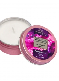 Массажная свеча  Райская вишня - БиоМед - купить с доставкой в Ачинске