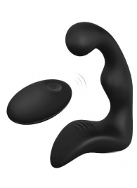 Черный вибромассажер простаты REMOTE BOOTY PLEASER - Dream Toys - в Ачинске купить с доставкой