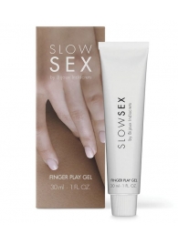 Гель для мастурбации с ароматом кокоса Slow Sex Finger Play Gel - 30 мл. - Bijoux Indiscrets - купить с доставкой в Ачинске