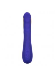 Фиолетовый вибратор с электростимуляцией Intimate E-Stimulator Petite Wand - 18,5 см. - California Exotic Novelties - купить с доставкой в Ачинске