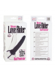 Насадка на пенис Silicone Love Rider Dual Penetrator для двойного проникновения - 14 см. - California Exotic Novelties - в Ачинске купить с доставкой