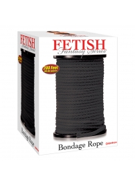 Черная веревка для связывания Bondage Rope - 60,9 м. - Pipedream - купить с доставкой в Ачинске