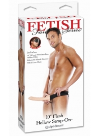 Мужской полый страпон 10  Hollow Strap-On - 24 см. - Pipedream - купить с доставкой в Ачинске
