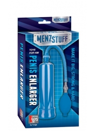 Синяя вакуумная помпа MENZSTUFF PENIS ENLARGER - Dream Toys - в Ачинске купить с доставкой