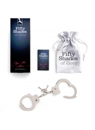 Металлические наручники Metal Handcuffs - Fifty Shades of Grey - купить с доставкой в Ачинске