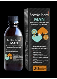 Мужской биогенный концентрат для усиления эрекции Erotic hard Man - 250 мл. - Erotic Hard - купить с доставкой в Ачинске