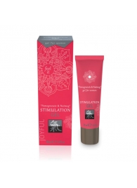 Возбуждающий интимный гель для двоих STIMULATION GEL Pomegranate   Nutmeg - 30 мл. - Shiatsu - купить с доставкой в Ачинске