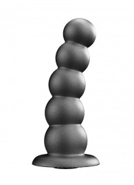 Черная насадка-плаг на харнесс PLATINUM 9 - 24 см. - LOVETOY (А-Полимер) - купить с доставкой в Ачинске