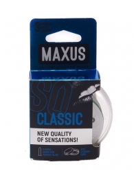 Классические презервативы в пластиковом кейсе MAXUS Classic - 3 шт. - Maxus - купить с доставкой в Ачинске