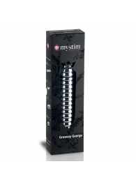 Рельефный фаллос для интенсивного электросекса Groovey George - 20 см. - MyStim - купить с доставкой в Ачинске