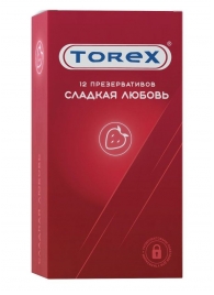Презервативы Torex  Сладкая любовь  с ароматом клубники - 12 шт. - Torex - купить с доставкой в Ачинске