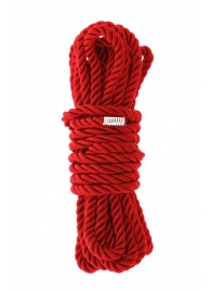 Красная веревка для шибари DELUXE BONDAGE ROPE - 5 м. - Dream Toys - купить с доставкой в Ачинске