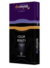 Разноцветные презервативы DOMINO Colour Beauty - 6 шт. - Domino - купить с доставкой в Ачинске