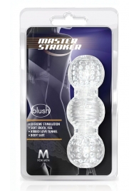 Прозрачный фигурный мастурбатор Master Stroker - Blush Novelties - в Ачинске купить с доставкой