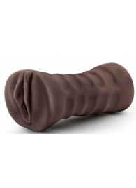 Коричневый мастурбатор-вагина Hot Chocolate Brianna - Blush Novelties - в Ачинске купить с доставкой