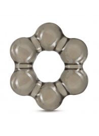 Дымчатое эрекционное кольцо Stay Hard Thick Bead Cock Ring - Blush Novelties - в Ачинске купить с доставкой