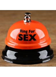 Настольный звонок RING FOR SEX - Сима-Ленд - купить с доставкой в Ачинске