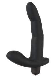 Черный вибромассажер простаты Naughty Finger Prostate Vibe - 13,8 см. - Orion - в Ачинске купить с доставкой