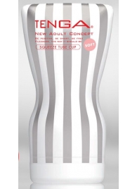 Мастурбатор TENGA Squeeze Tube Cup Soft - Tenga - в Ачинске купить с доставкой