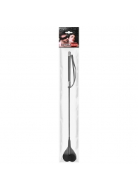 Черный стек с наконечником-сердечком - 54 см. - Notabu - купить с доставкой в Ачинске