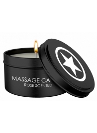 Массажная свеча с ароматом розы Massage Candle - Shots Media BV - купить с доставкой в Ачинске