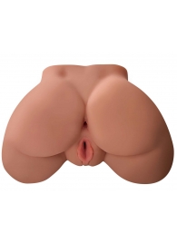 Кофейный мастурбатор-полуторс Perfect Ass Masturbator - Pipedream - в Ачинске купить с доставкой